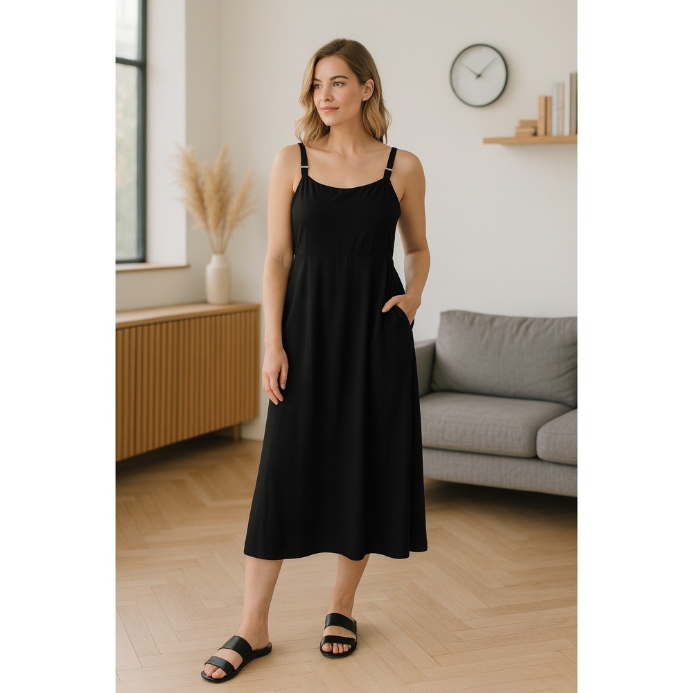 NWT Nine Britton‎ Little Black Dress Adjustable Straps Sz 1X Party Club
